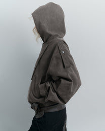 Hooded Work Jacket [Stone Brown]
