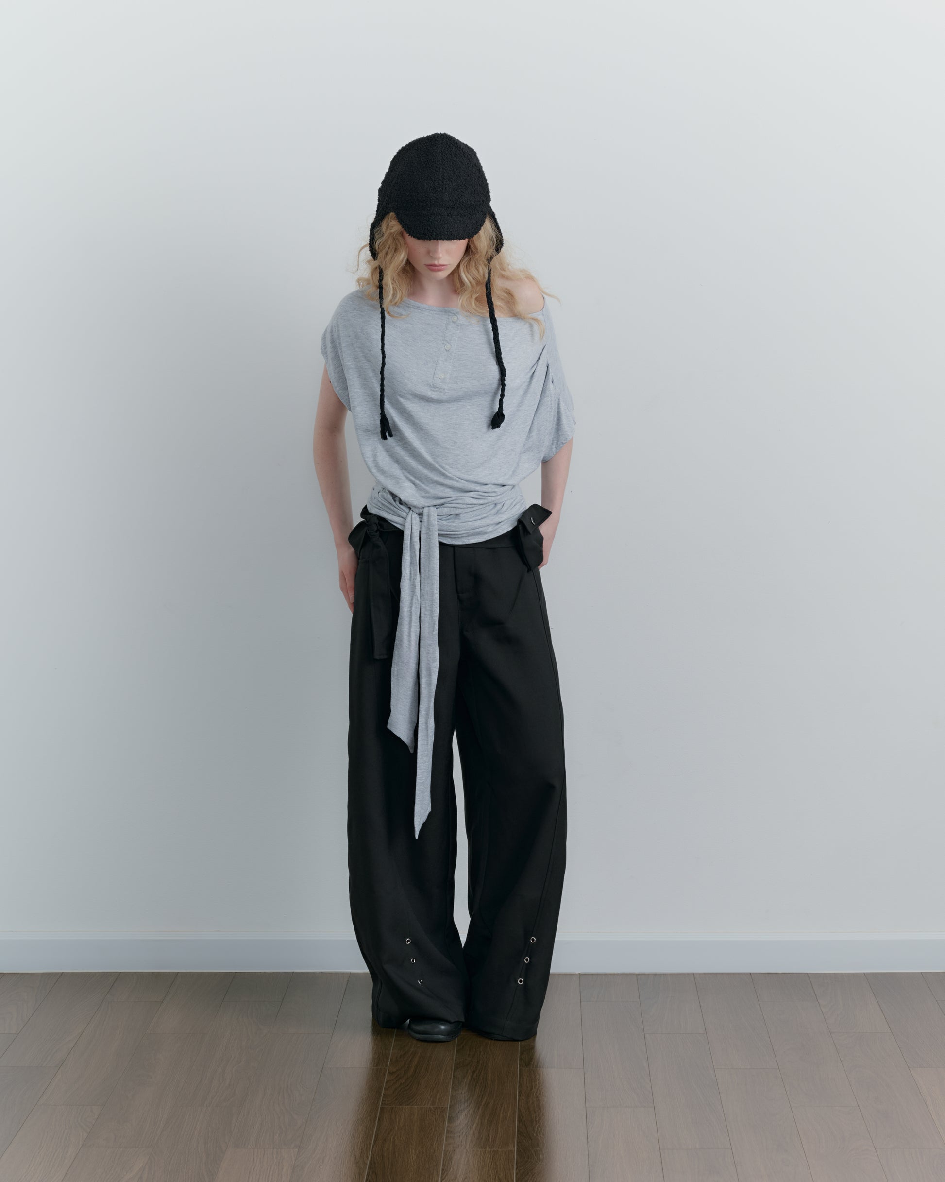 Letter Pants (Black)