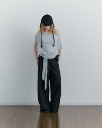 Letter Pants (Black)