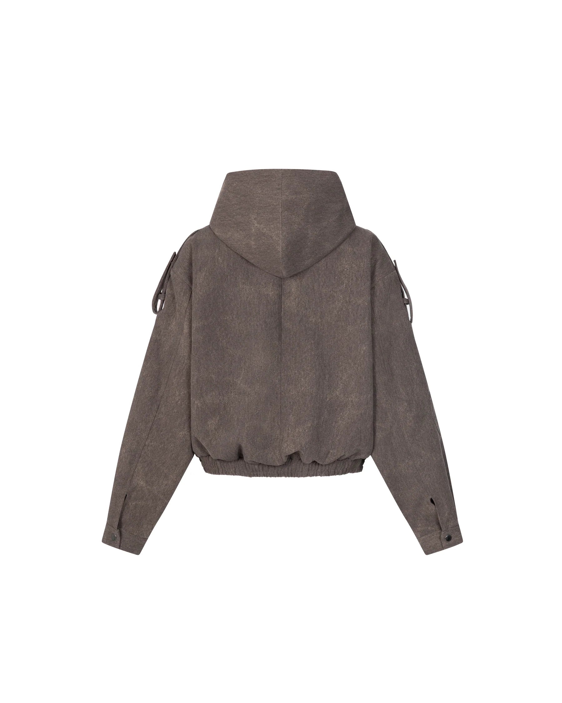 Hooded Work Jacket [Stone Brown]