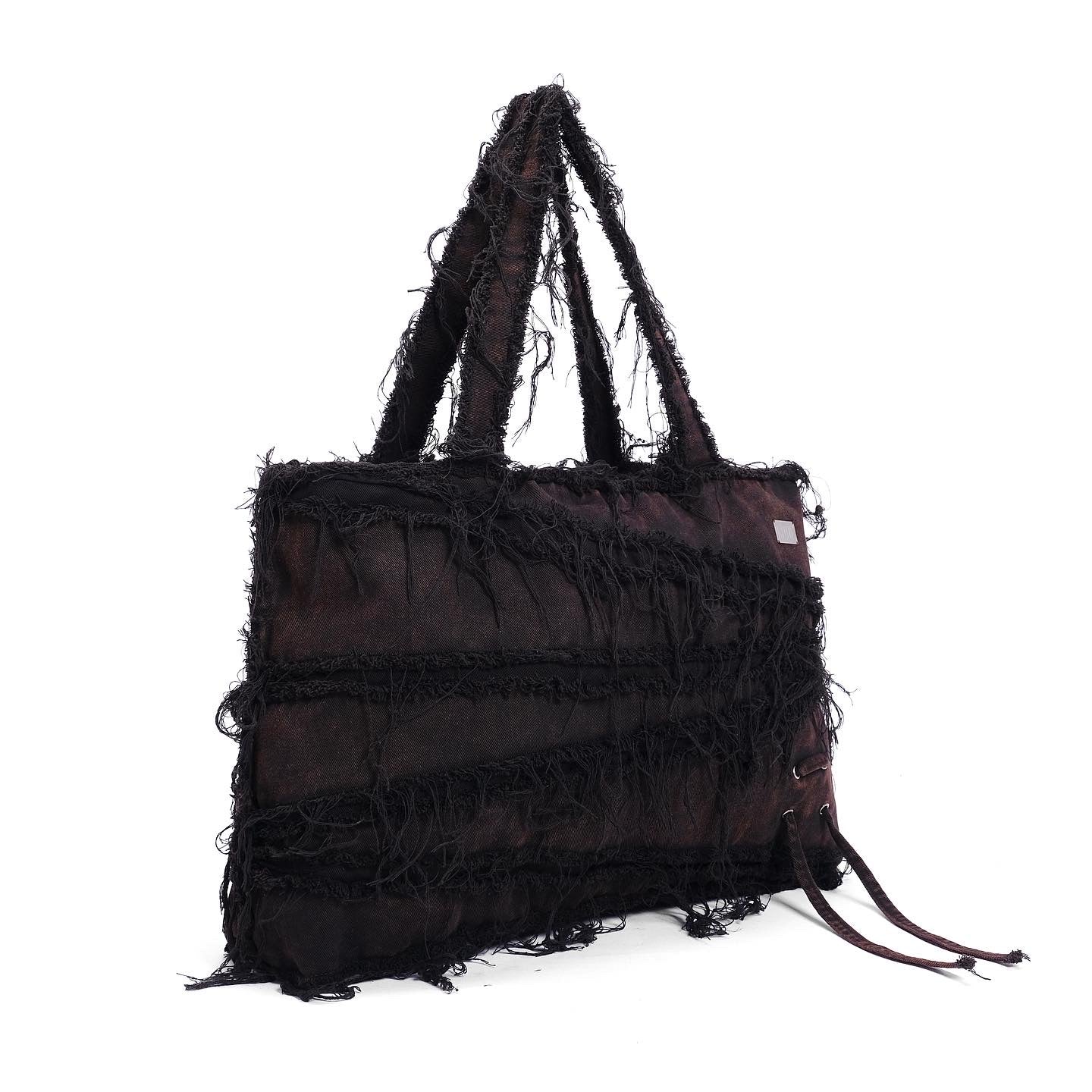 S Washed Denim Big Tote Bag (Root)