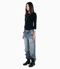 STRAIGHT BLUE JEANS