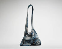 Rave Denim Bag (Dyed Blue)