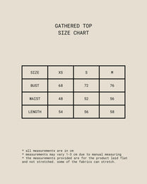 Gathered Top (Black)
