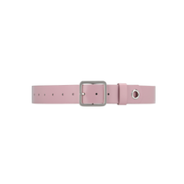 Loop belt in leather (Soft Pink)
