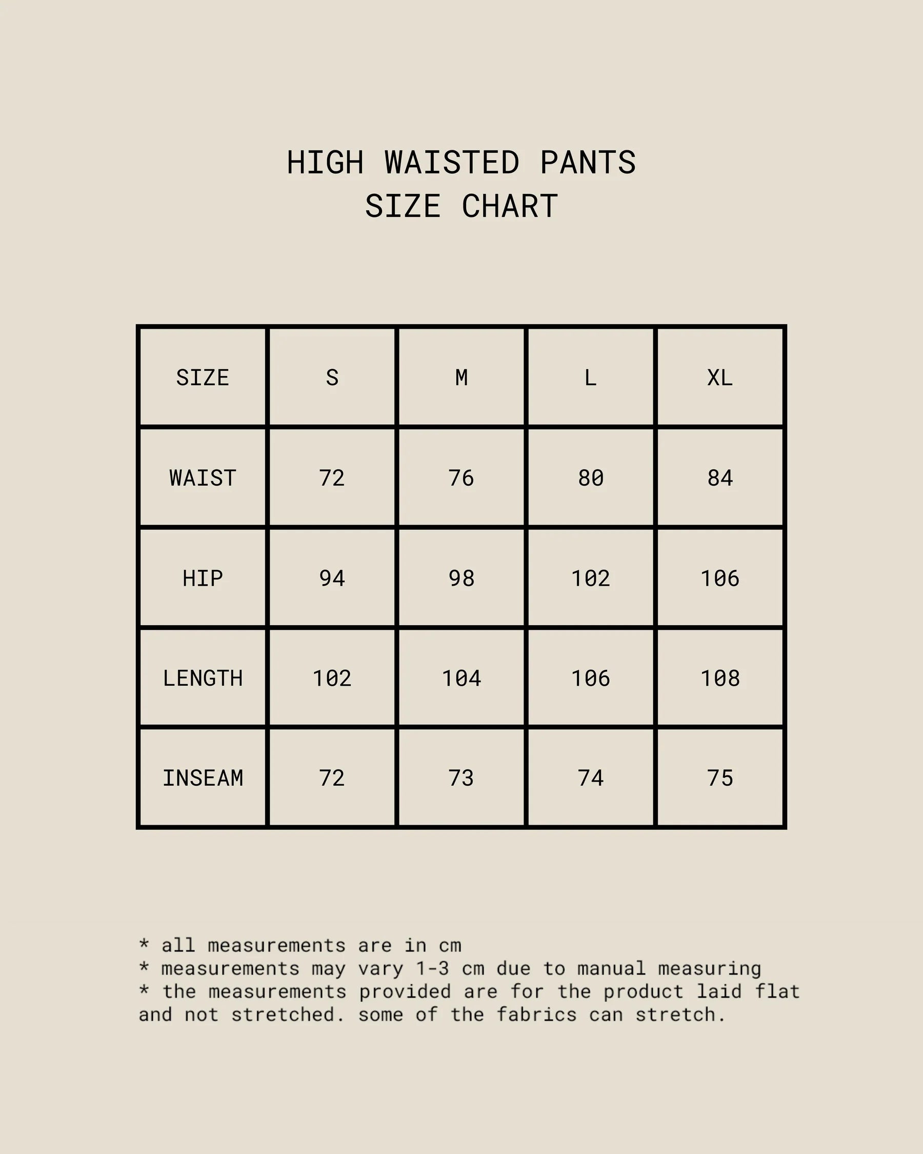High Waisted Pants