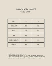 Hooded Work Jacket (Olive)
