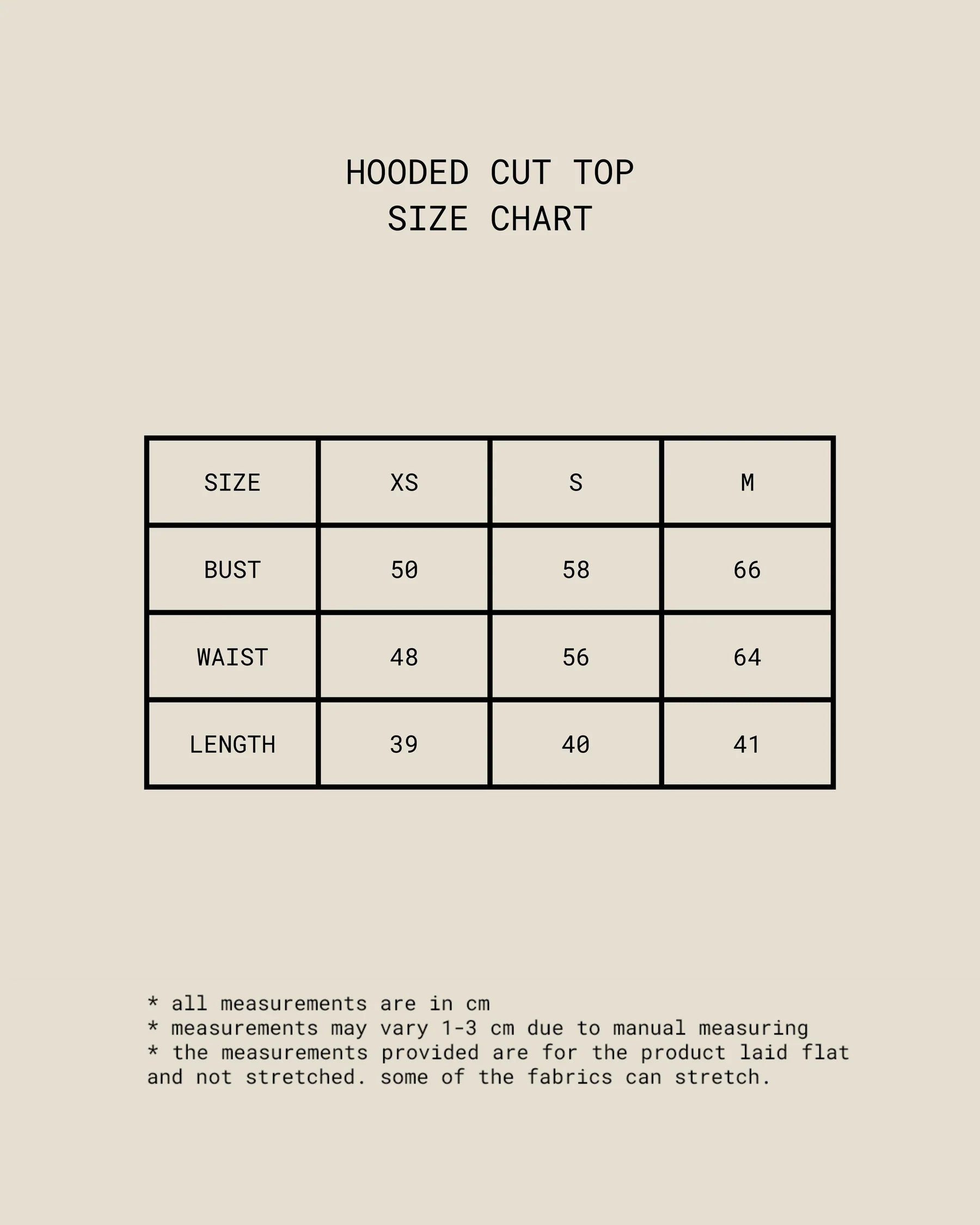 Hooded Cut Top