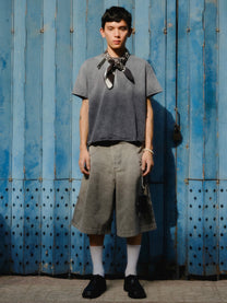 Buckle Shorts (Grey)