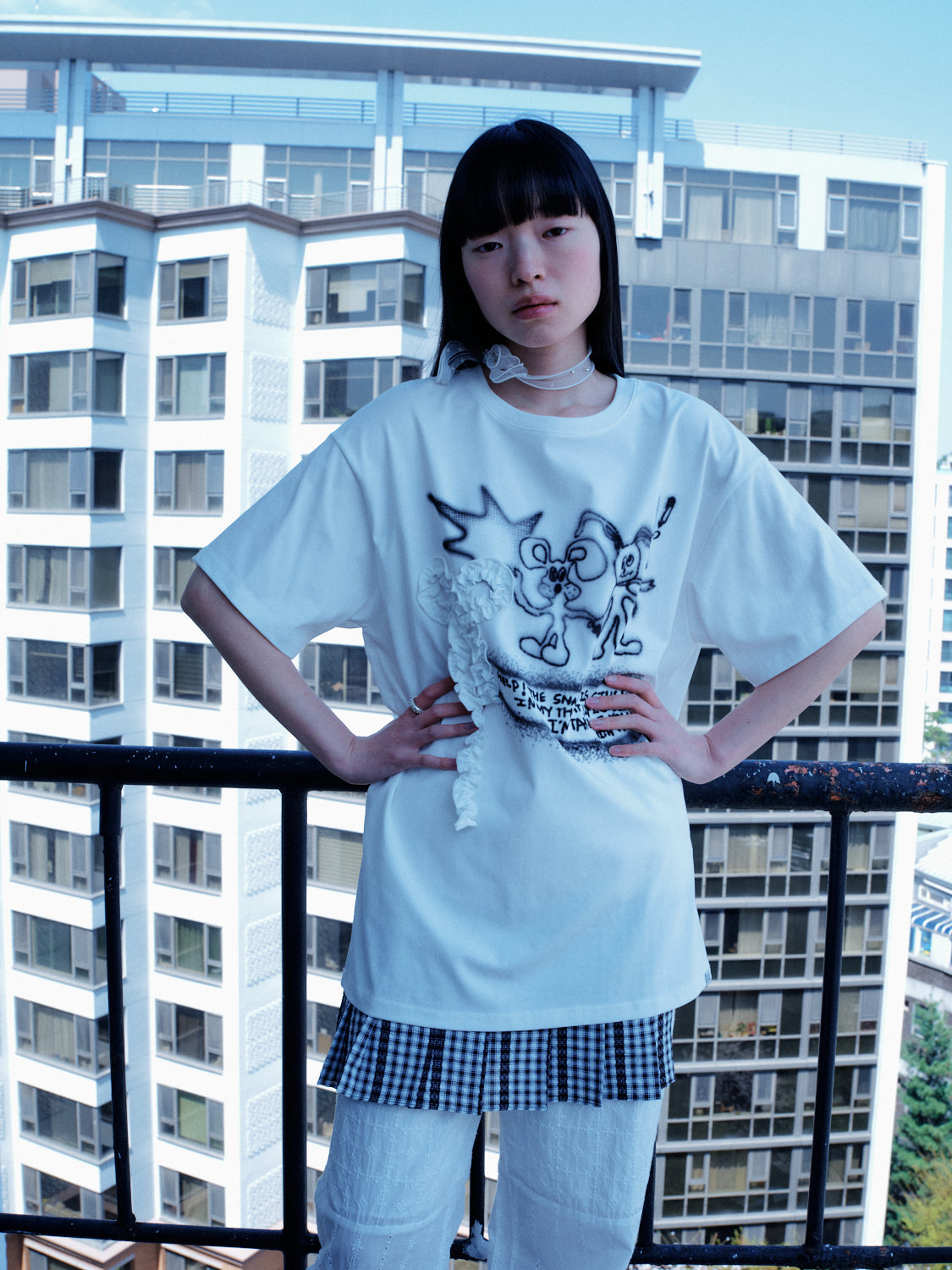 Ruffled Bow Top