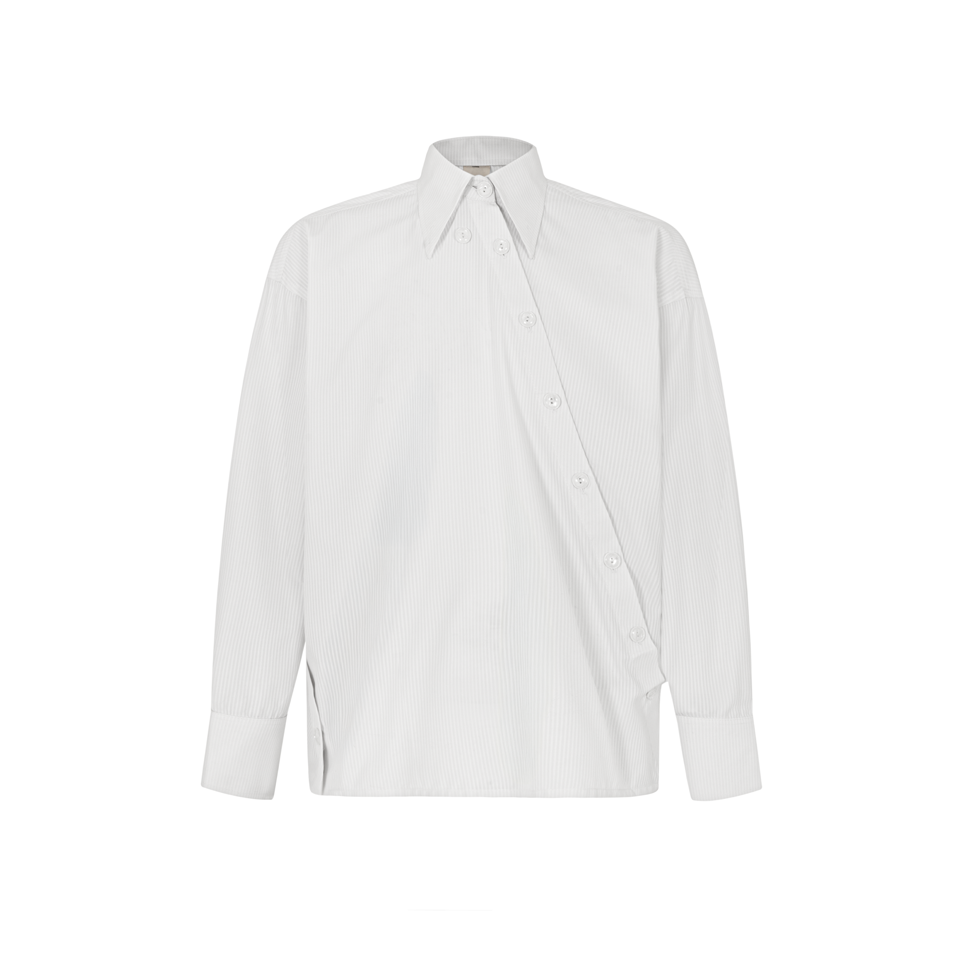 OFF-SLANT SHIRT