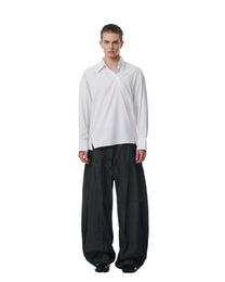 Side Pleat Raw Denim Pants (2nd Restock)