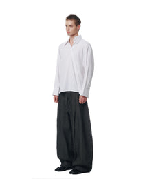 Side Pleat Raw Denim Pants (2nd Restock)