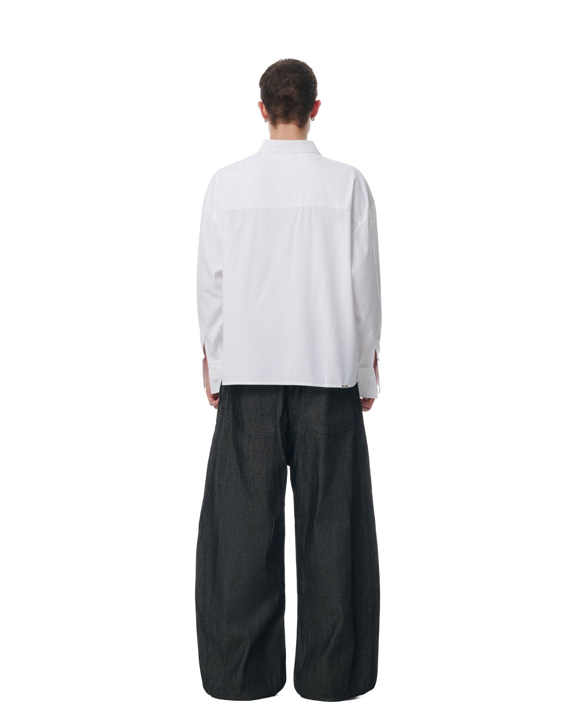 Side Pleat Raw Denim Pants (2nd Restock)