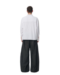 Side Pleat Raw Denim Pants (2nd Restock)