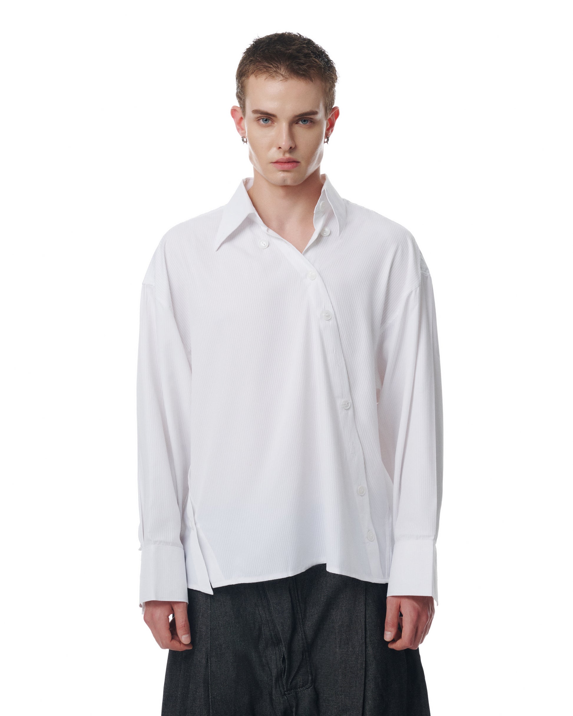 OFF-SLANT SHIRT