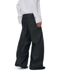 Side Pleat Raw Denim Pants (2nd Restock)