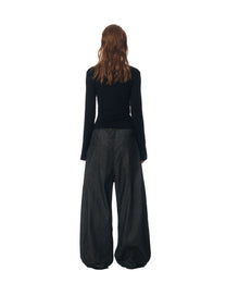 Side Pleat Raw Denim Pants (2nd Restock)