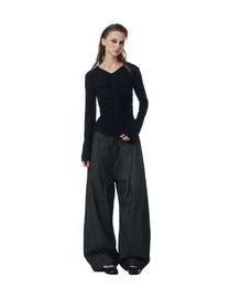 Side Pleat Raw Denim Pants (2nd Restock)