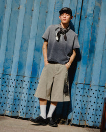 Buckle Shorts (Grey)