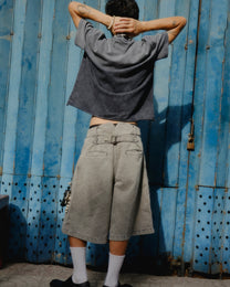 Buckle Shorts (Grey)