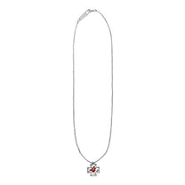 Red Cross Silver Necklace