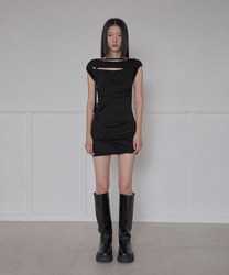 Roll-Up Dress (Black)