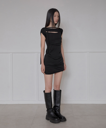 Roll-Up Dress (Black)