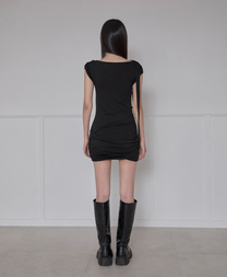 Roll-Up Dress (Black)
