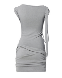 Roll-Up Dress (Gray)
