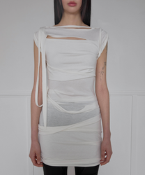 Roll-Up Dress (Cream)