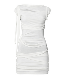 Roll-Up Dress (Cream)