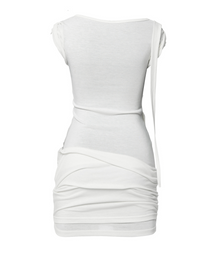 Roll-Up Dress (Cream)