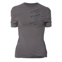 Asymmetrical Layered T-Shirt (Gray)