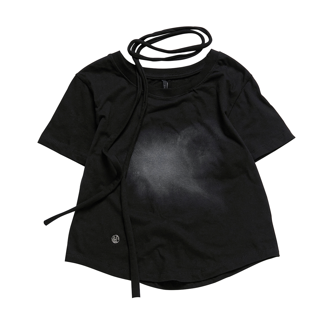 Vanish Tie Scarf T-Shirt (Black)