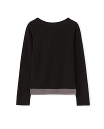 Layered Henley Black (FEMALE)