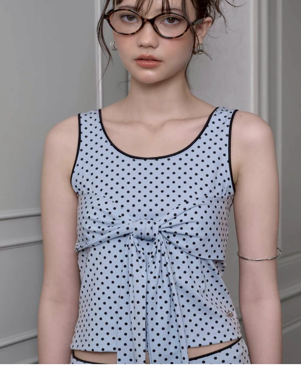 Polly Tank Blue