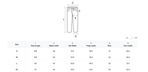 Multi-Pleated Denim Pants (Blue)