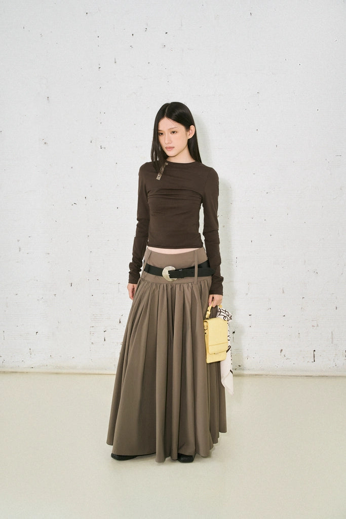 Long Sleeve Pleating