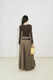 Long Sleeve Pleating