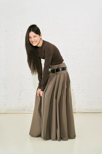 Long Sleeve Pleating