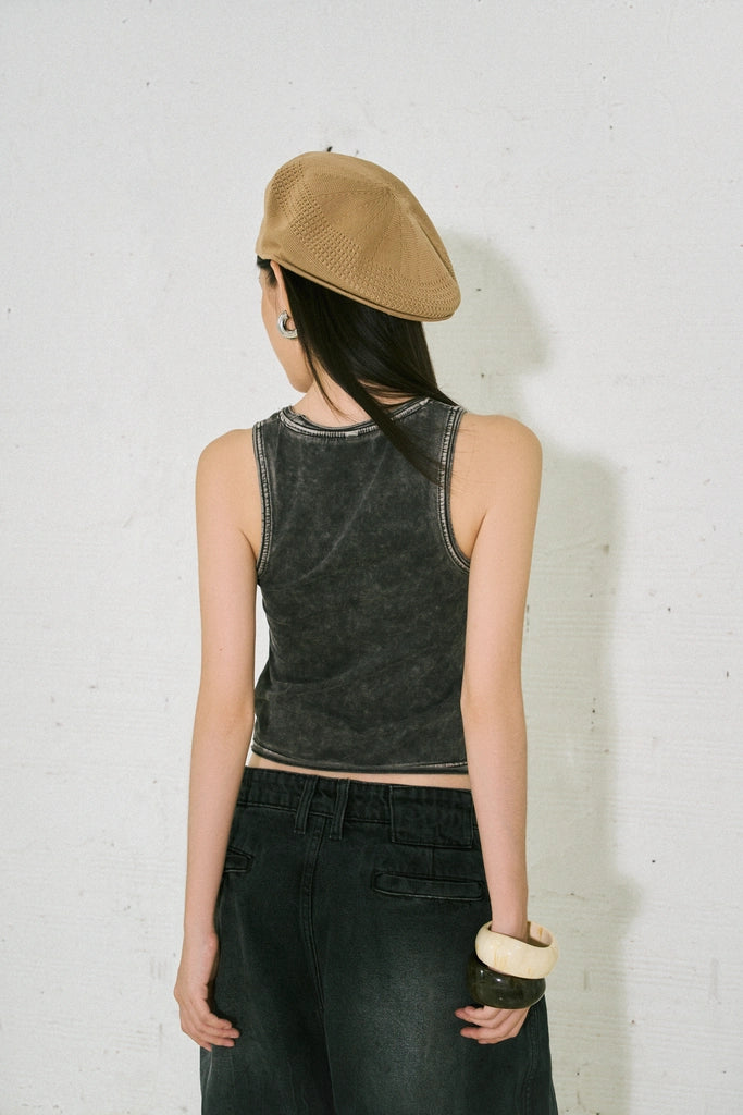 Double Hem Washed Shirt