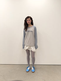 Dotted Raglan Top