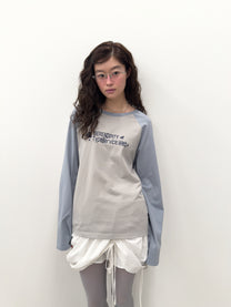 Dotted Raglan Top