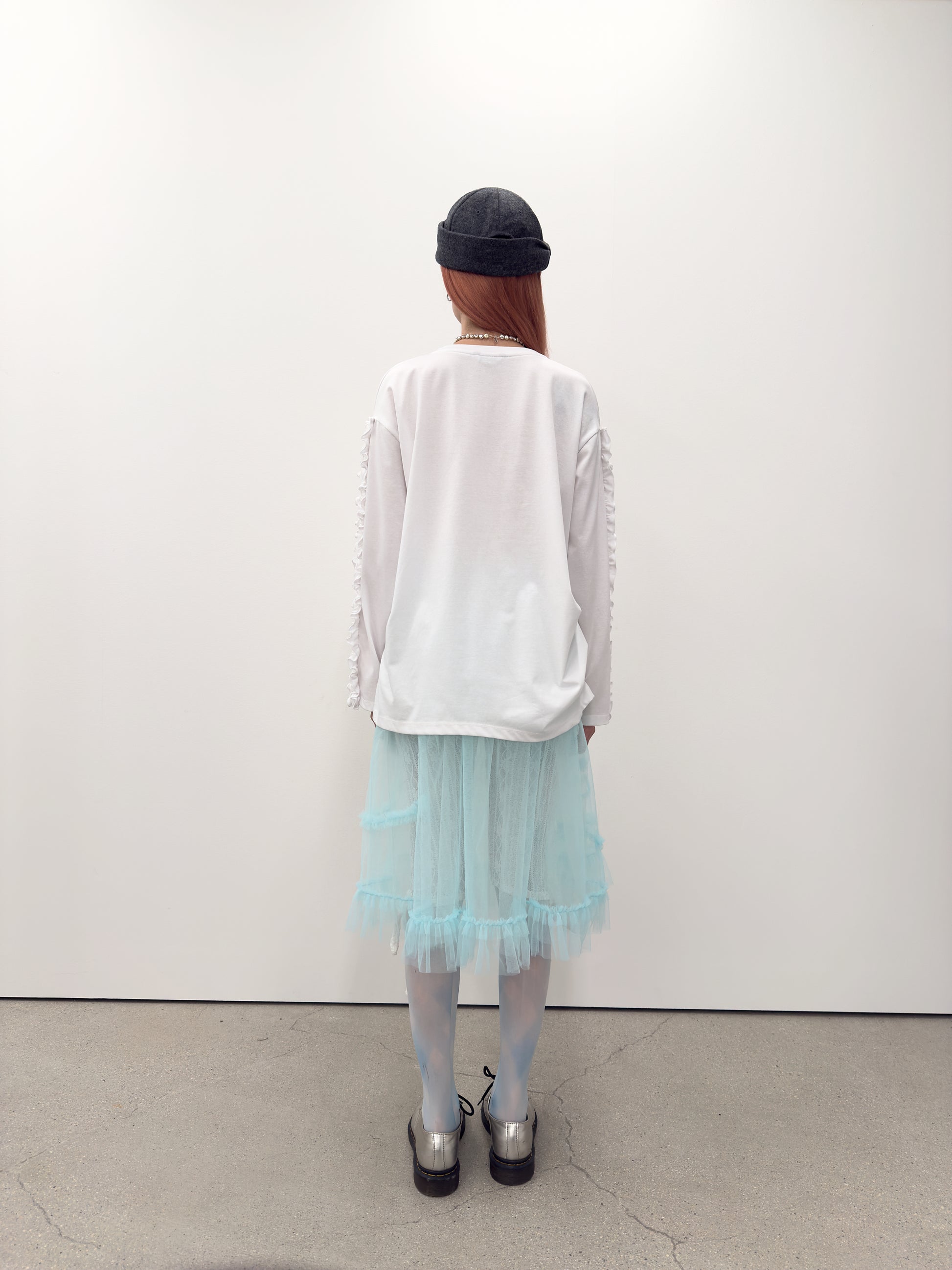 Ruffled Ruched Top