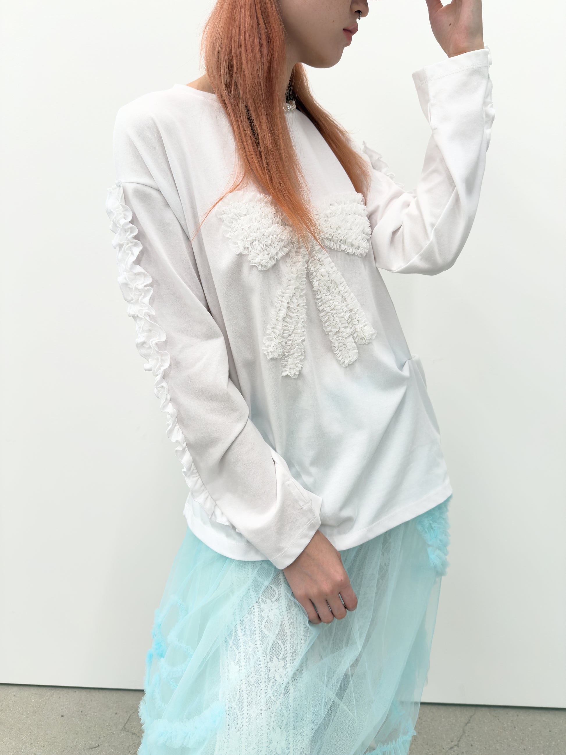 Ruffled Ruched Top