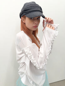 Ruffled Ruched Top