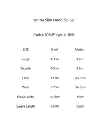 Yantra Slim Hood Zip-up (Black)