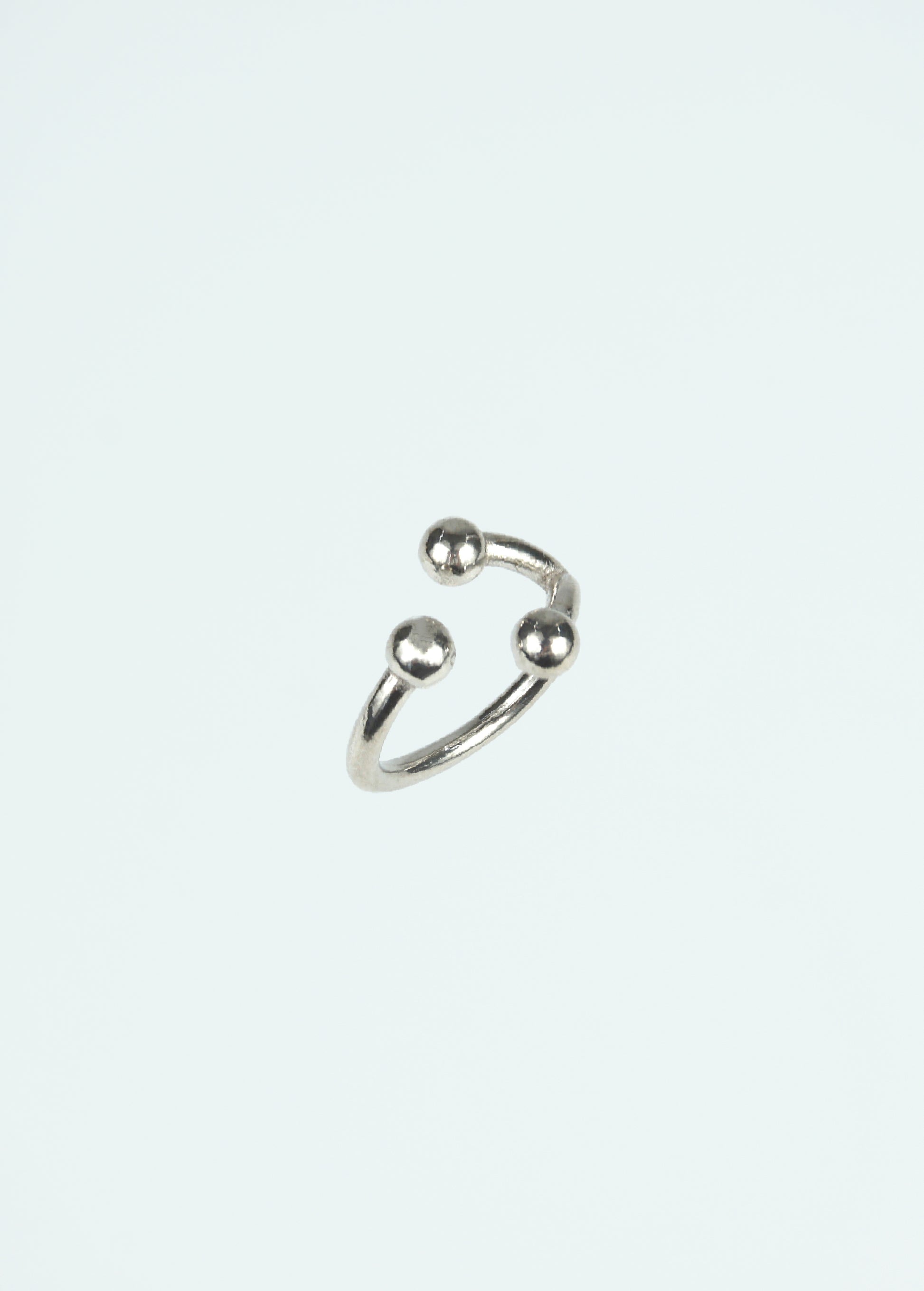 Frog Silver Toe Ring
