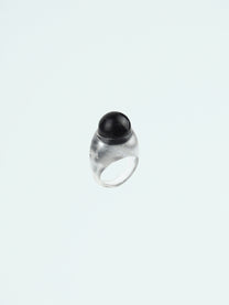 Black Frog Eye Ring